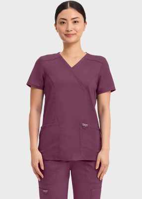 Cherokee Scrubs Top for Women Mock Wrap 18 (Copy)